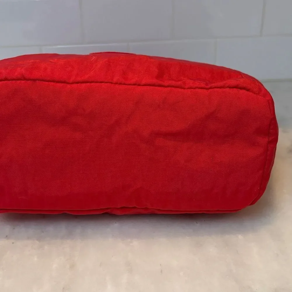 Kipling Bag Purse Handbag  Nicolas medium size red nylon Pocketbook